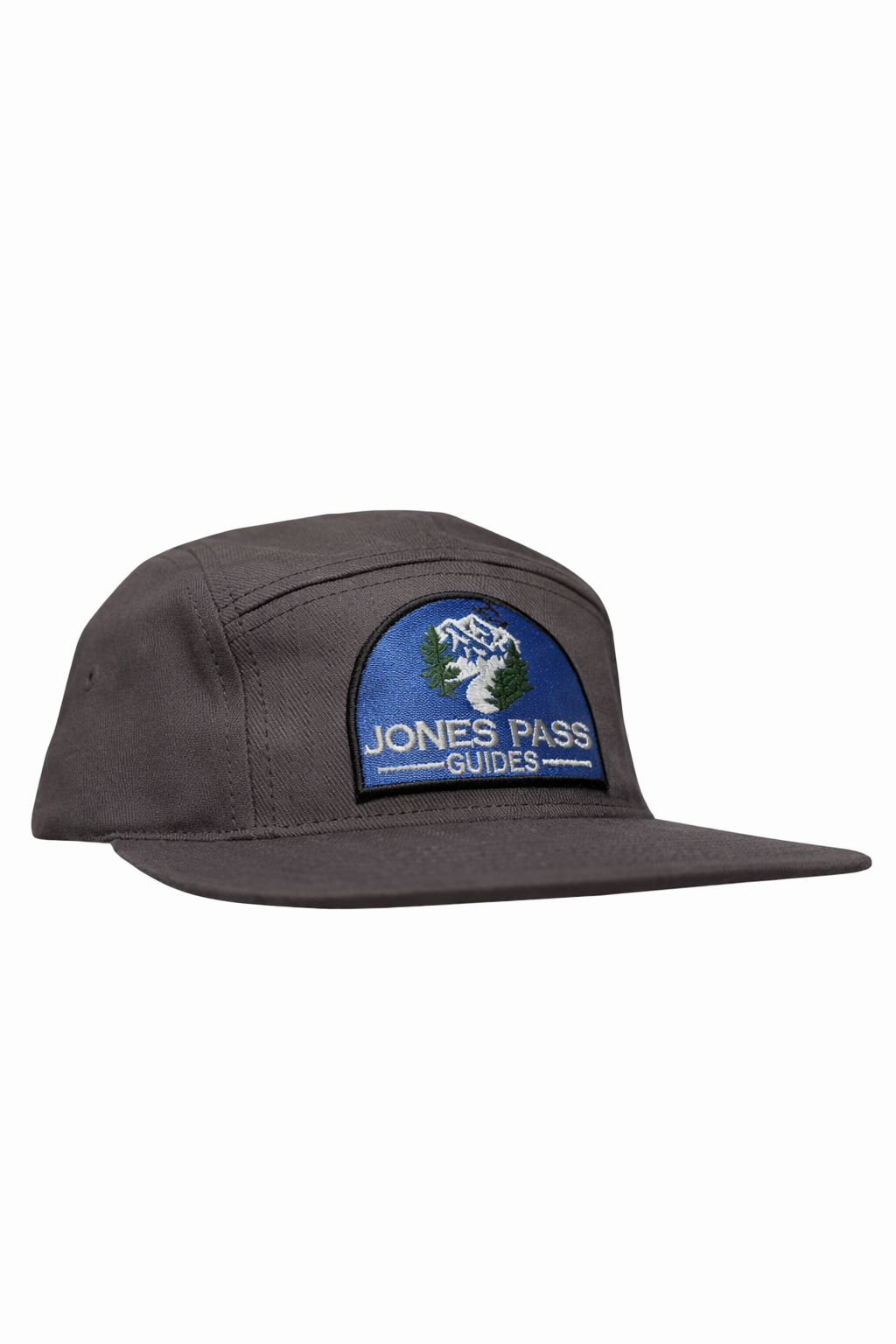 Jones Pass Guides Embroidered Blue Color Patch Herringbone Strapback