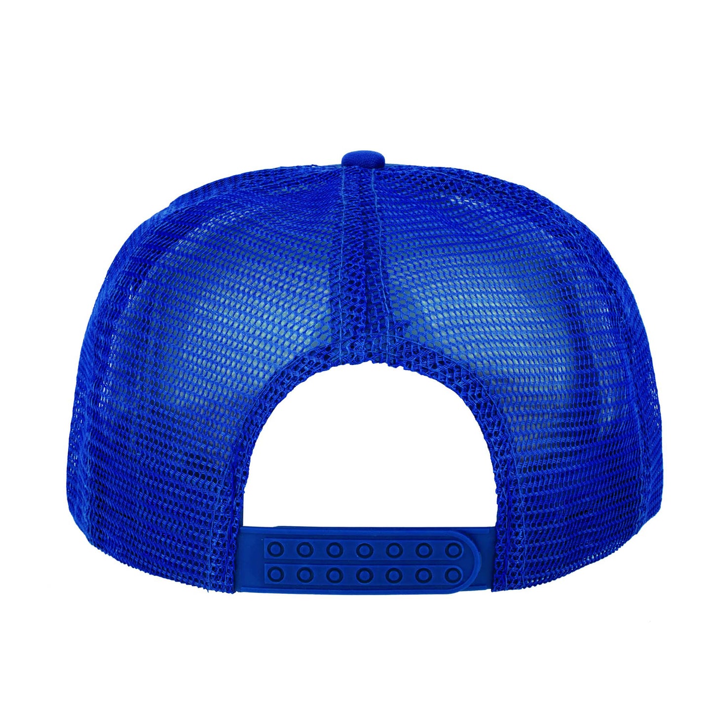 Royal Blue Trucker Hat w/ White JPG Square Patch