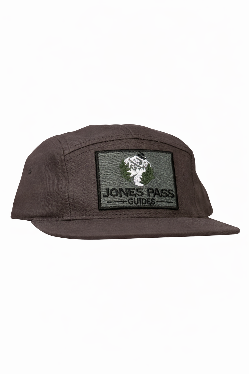 Jones Pass Guides Grey Logo Patch Herringbone Strapback