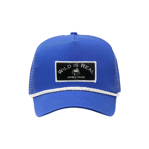 Royal Blue Twill Hat w/ Wild is Real Patch