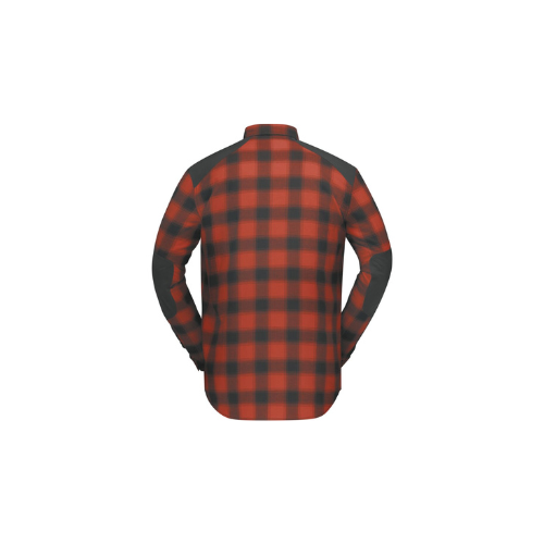 Men's Noronna Functional Flannel Shirt with JPG Leather Logo Patch