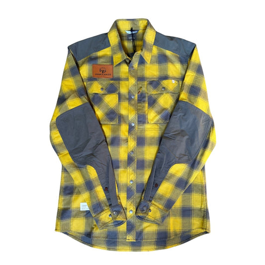 Yellow & Grey Noronna Flannel