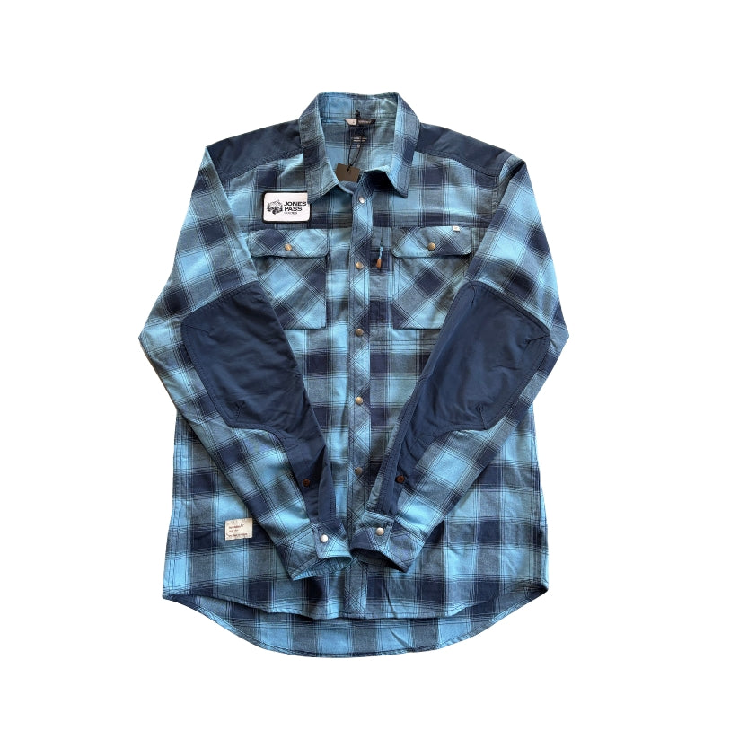 Men's Noronna Functional Flannel Shirt with JPG White Logo Patch