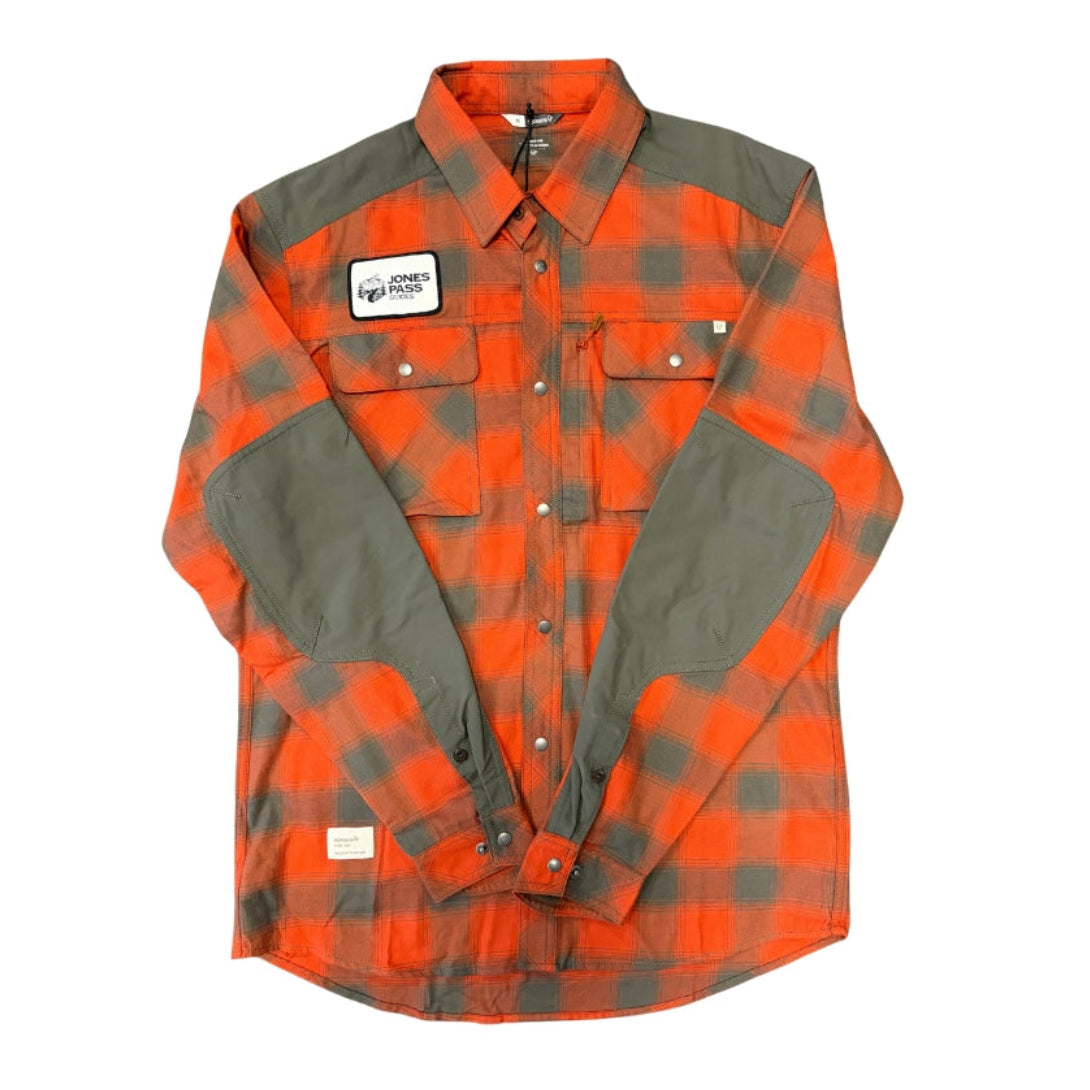 Orange Plaid Noronna flannel